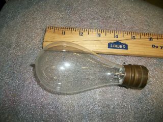 1890 " S Thomson - Houston Base Rare Dual Hairpin Filament Light Bulb