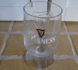 : Guinness Irish Stout Beer Goblet Stemmed Embossed Rastal Glasses
