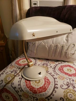 Vintage Mid - Century Modern Gooseneck Desk Lamp Light Cannon Products