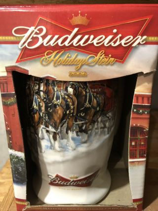 2006 Budweiser Holiday Beer Stein