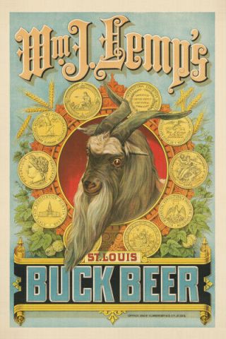 11x17 Print: Lemp Brewery,  Buck Beer,  St.  Louis,  Missouri,  1886