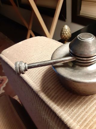 Small Vintage 1800s Silver Platted Oil Lamp/firefly Lamp/pocket Lamp/