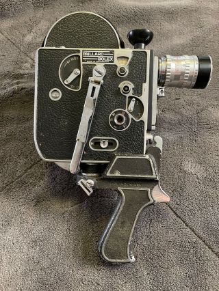 Vintage Paillard Bolex H - 8 8mm Film Camera Late 50 