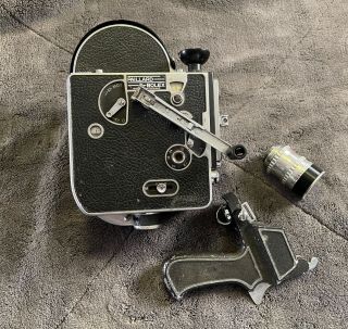 Vintage Paillard Bolex H - 8 8mm Film Camera Late 50 ' s Serial 138953 4