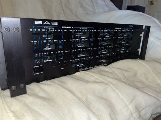 Rare Vintage Sae 1800 Solid State Stereo Parametric Equalizer Rack Mountable