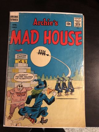 Archie Series Archies Mad House Comic No.  25,  1963,  Fair To