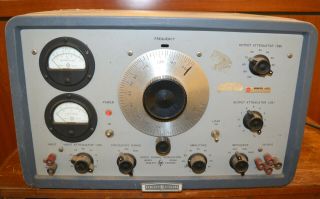 1940s Audio Signal Generator 205ag Hewlett Packard Vintage Tube Radio Equipment