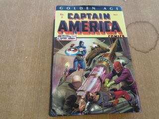 Golden Age Captain America Omnibus Hardcover By Jack Kirby & Joe Simon Book,  Ss