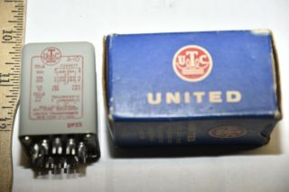 Nos Vintage Utc A - 10 Audio Input Mic Pre - Amplifier Transformer For Tube Amp