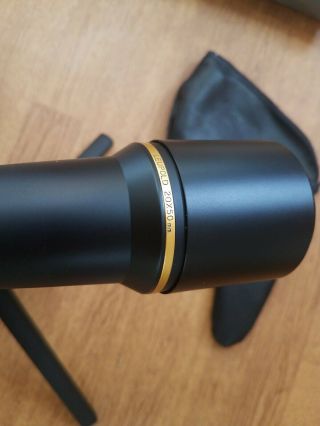 Vintage Leupold 20x50 Gold Ring Spotting Scope with 2 Tripod near MENT 4