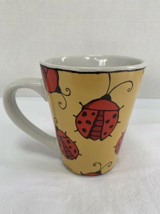Signature Housewares Ursula Dodge Bugz Tea Coffee Mug Lady Bugs Cup 12 Oz