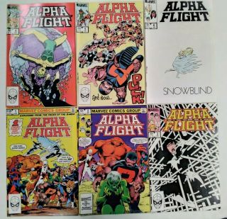 Alpha Flight 1 - 28 Complete Run Of 28 (1983 - 85,  Marvel) John Byrne