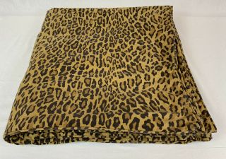 Vtg Usa Ralph Lauren Aragon Leopard King Size Duvet Cover