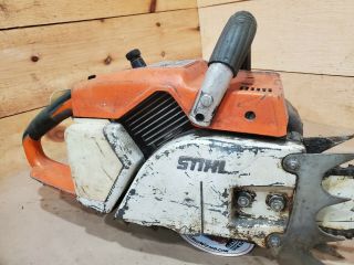 Vintage Stihl 045AV electronic chainsaw 4