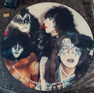 Kiss ‎ - Interview Picture Disc Limited Edition Uk Import England - Vinyl Record