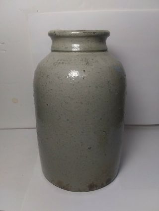 Antiquejohn Bell Waynesboro Pa Stoneware Canning Crock