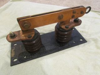 Vintage Antique Industrial Electric Knife Switch Frankenstein Monster 600A 7500V 4