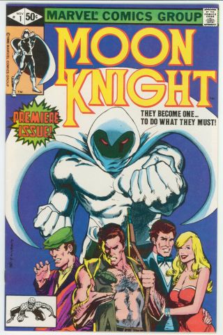 Moon Knight 1 Vf - Nm Origin 1980 - Issue