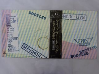 Aerosmith Live Bootleg Cbs/sony 40ap 1170 1 Japan Vinyl Lp Obi