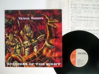 Vicious Rumors Soldiers Of The Night Fems Sp25 - 5316 Japan Vinyl Lp