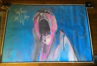 Pink Floyd The Wall Scream Vintage Large Subway Poster 57 " X 41 "
