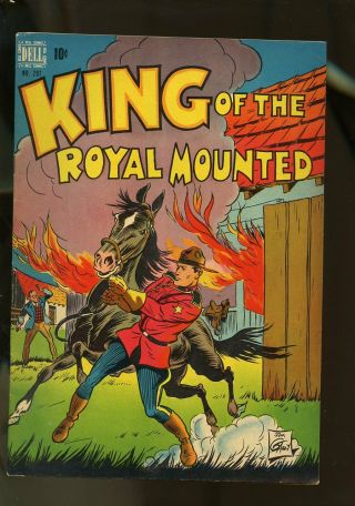 Four Color 207 Fine - 5.  5 King Of The Royal Mounted 1948 Dell Comics