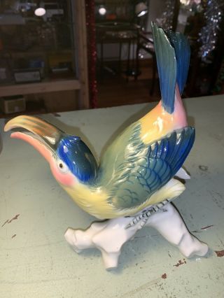 Karl Ens Toucan Porcelain Bird Figurine