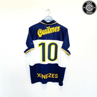 1998/99 Riquelme 10 Boca Juniors Vintage Nike Away Football Shirt (m) Argentina