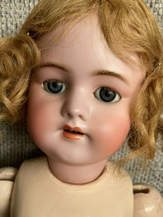 24.  5 " Antique Simon Halbig Jutta Bisque Head 1348 Doll Circa 1910