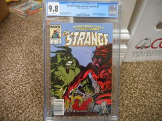 Doctor Strange 8 Cgc 9.  8 Marvel 1989 White Pg Baron Mordo Mephisto Newsstand Dr