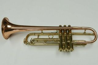 1941 Vintage C.  G.  Conn Trumpet – Rare Copper Bell,  Serial 339567 dents/dings 2