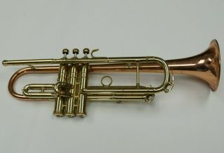 1941 Vintage C.  G.  Conn Trumpet – Rare Copper Bell,  Serial 339567 dents/dings 3