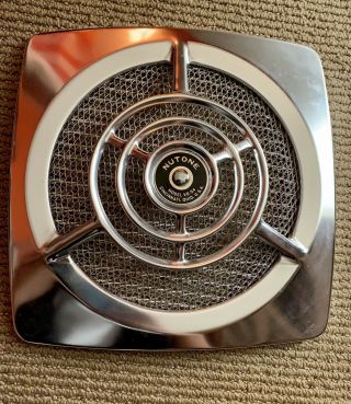Vintage Mid Century Nutone Wall Exhaust Fan Grate Cover Vg - 54 Square Aluminum
