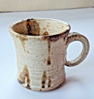 Hand Crafted Coffee /tea Mug Ceramic Glazed Pottery Handmade Signed Euc