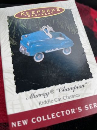 1994 Hallmark Ornament Kiddie Car Classics 1955 Murray Champion Pedal Car