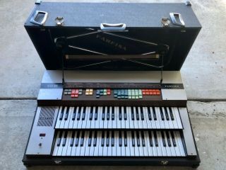 Vintage 1970s Farfisa Vip - 233 Combo Organ W/stand Local Near La/oc