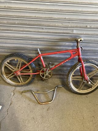 Vintage Schwinn Bmx Red Old School Mag Bmx Haro Hutch Bmx Bike Bicycle Gt