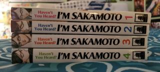 Rare Oop Haven’t You Heard I’m Sakamoto Manga Volumes 1 2 3 4 Complete