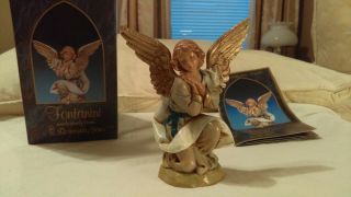 Christmas Nativity Figurine Fontanini The Kneeling Angel With Praying Hands