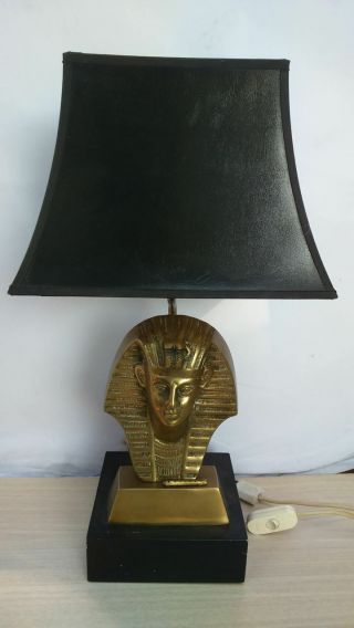 Egyptian Decor Lamp.  Lampe Décor Egyptien