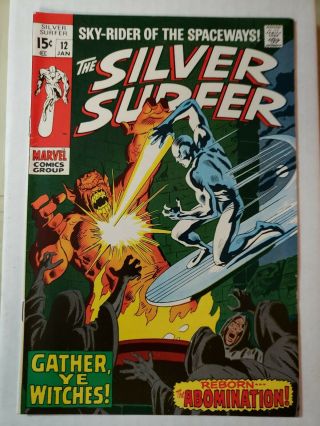 Marvel Silver Surfer 12 (1970) Abomination Appearance