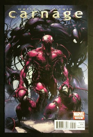 Carnage 5 1st App Dr Tanis Nieves Scorn Clayton Crain Vol 1 Nm Spiderman Venom