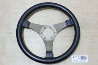Vintage Personal Leather Steering Wheel 350mm,  Made In Italy