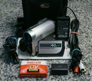 Vtg Sony Dcr - Hc38 Handycam Mini Dv Camcorder Ntsc 20x W/