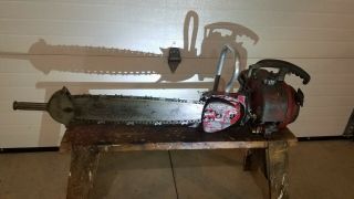 Vintage Mall 12a 2 Two Man Chainsaw " Runs " Parts Or Restoration