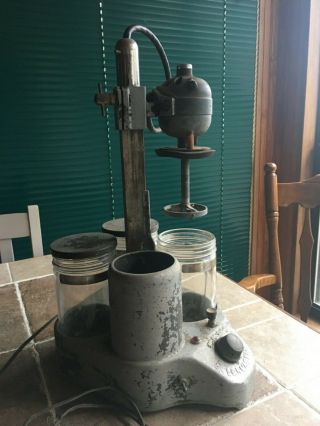 Vintage L & R Watch Jewelry Cleaning Machine With 3 L&r Jars