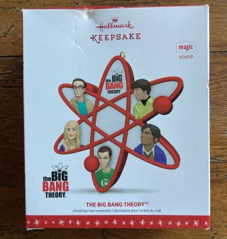 2016 Hallmark Keepsake The Big Bang Theory Christmas Ornament Sound Theme Song