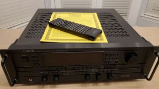 Vintage Carver Hr - 875 Dolby Pro Logic Receiver Bundle W/ Remote -