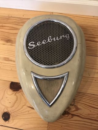 1950’s Vintage Seeburg Jukebox Art Deco Remote Teardrop Wall Mount Rsi - 8 Speaker