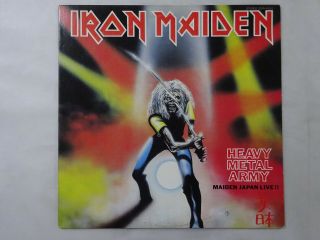 Iron Maiden Heavy Metal Army - Maiden Japan Live Emi Ems - 41004 Japan Ep